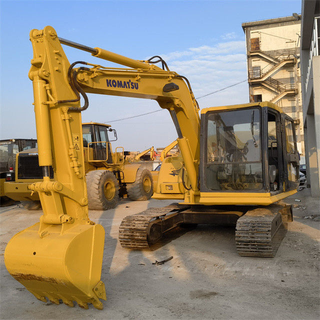 6.3 طن من الجودة العالية تستخدم اليابان المستوردة كوماتسو pc 55 MR حفر الزحف مع ساعات عمل أقل