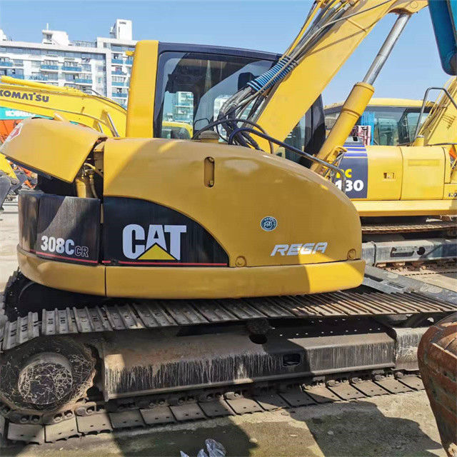 9 طن جاهزة للعمل وذات خبرة مستعملة اليابان المستوردة CAT 308 C في حالة جيدة