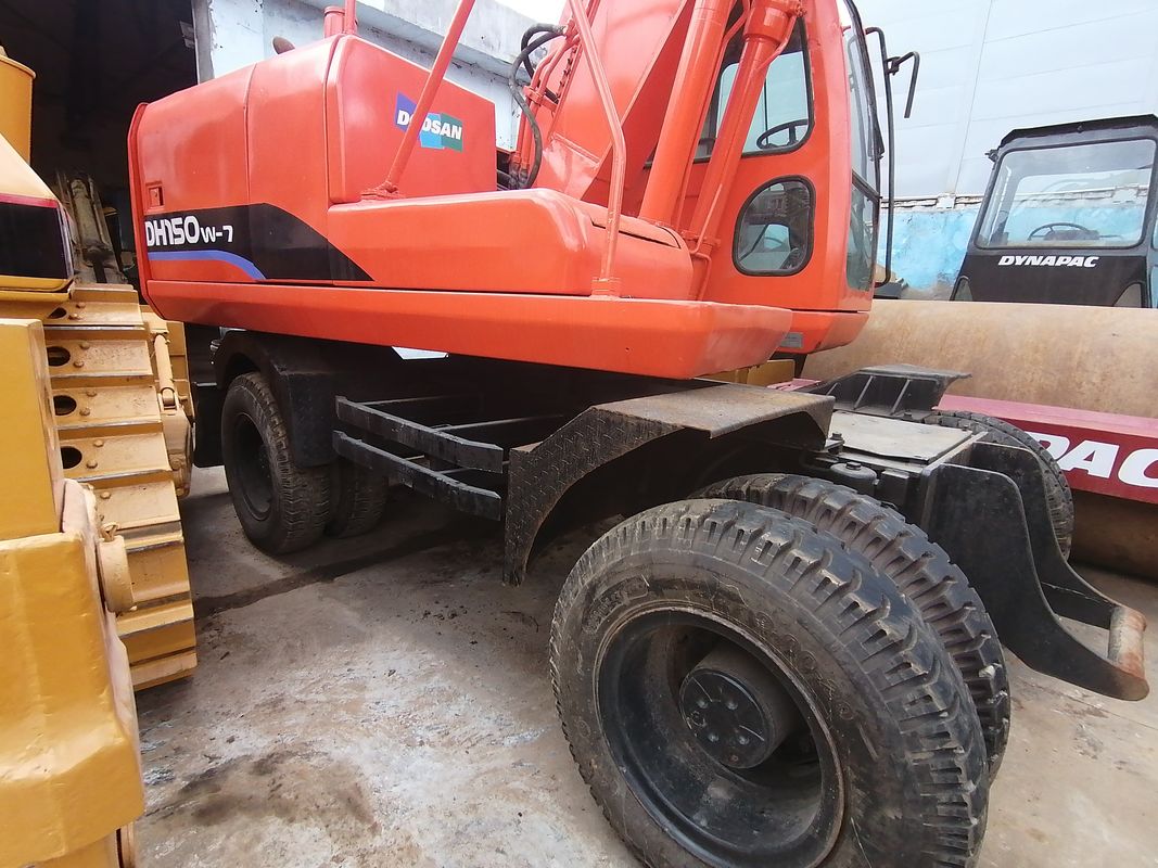 جاهز للعمل وذو خبرة في كوريا الحفرة المستخدمة DH150W-7 في حالة جيدة