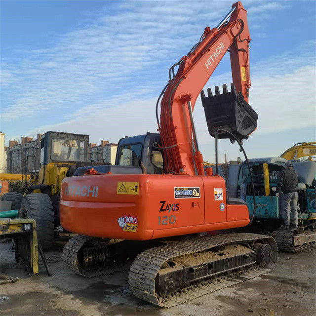 12.5 طن ميني جاهزة للعمل وذات خبرة مستعملة اليابان المستوردة هيتاشي ZX 120 في حالة جيدة
