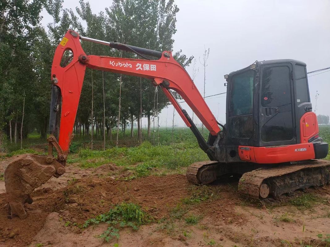 الكوبوتا المستخدمة الحفرة الصغيرة كوبوتا Kx165 حفرة الجهاز المستخدم الوزن 5.54 طن