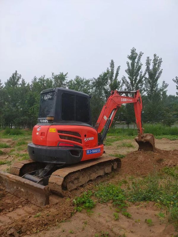 الكوبوتا المستخدمة الحفرة الصغيرة كوبوتا Kx165 حفرة الجهاز المستخدم الوزن 5.54 طن