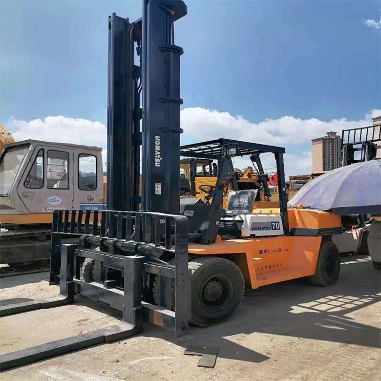 6D95L نوع المحرك اليابان صنع مستعمل 7 طن كوماتسو الشوكة في حالة جيدة للتجزئة