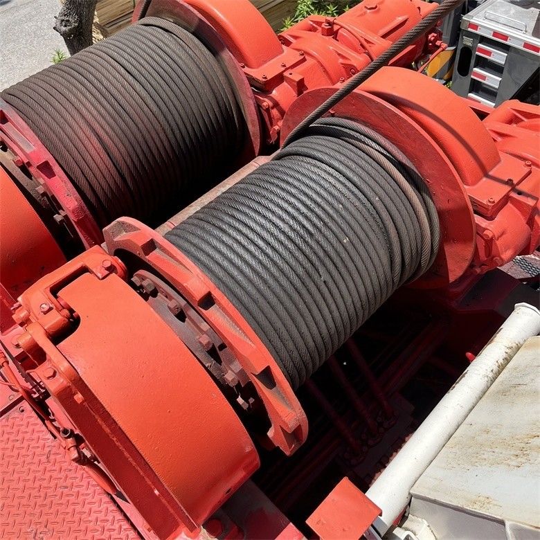 139.8kw قوة إجمالية Tadano TR-500EX رافعة مستعملة بقدرة 50 طن و 250L سعة الوقود