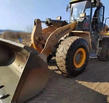 2019 محملة نهاية الأمامية Liugong ZL50CN نوع العجلات الآلات المستخدمة ل 5 طن الأرض