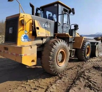 2019 محملة نهاية الأمامية Liugong ZL50CN نوع العجلات الآلات المستخدمة ل 5 طن الأرض