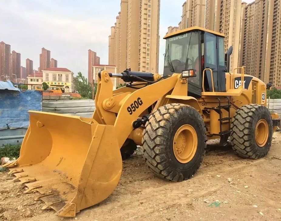 إفراغ السجل 5 طن يدويا اليابان كاتربيلر 950G محمولة مستعملة كات 950 محمولة عجلات يدوية