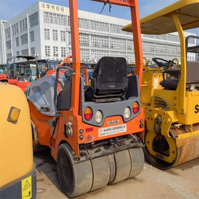 2.5 طن المستخدمة هام رولر المكثف HD35VT في اللون الأصلي مع قوة إثارة من 28KN