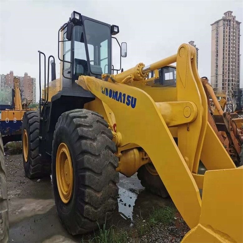 صناعة اليابان WA420-3 3.5cbm 6t مستعمل كوماتسو عجلات محملة لعمليات تحريك الأرض