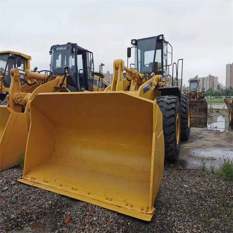 صناعة اليابان WA420-3 3.5cbm 6t مستعمل كوماتسو عجلات محملة لعمليات تحريك الأرض