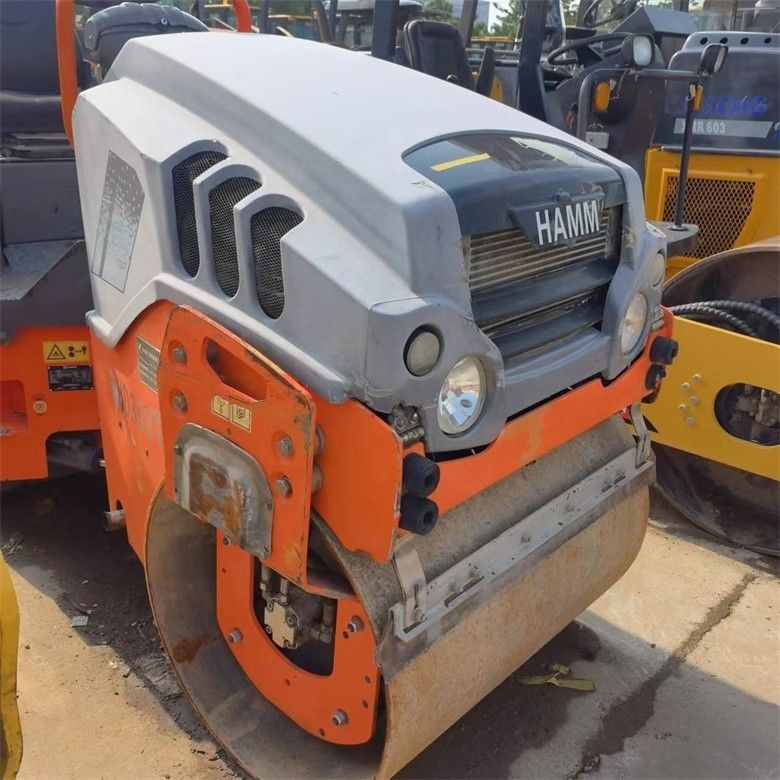2.5 طن المستخدمة هام رولر المكثف HD35VT في اللون الأصلي مع قوة إثارة من 28KN