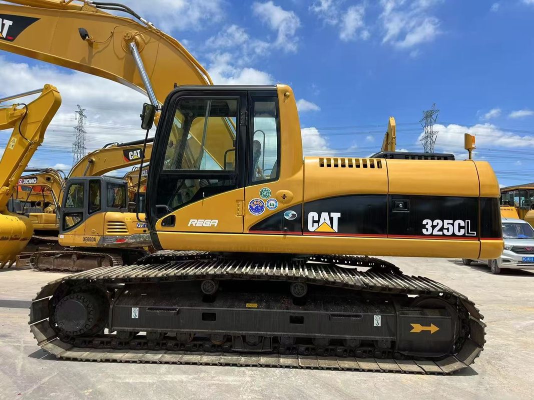 حفرة CAT 325CL مستعملة موثوقة من اليد الثانية كاتربيلر 325CL مع طول النقل 9.6m